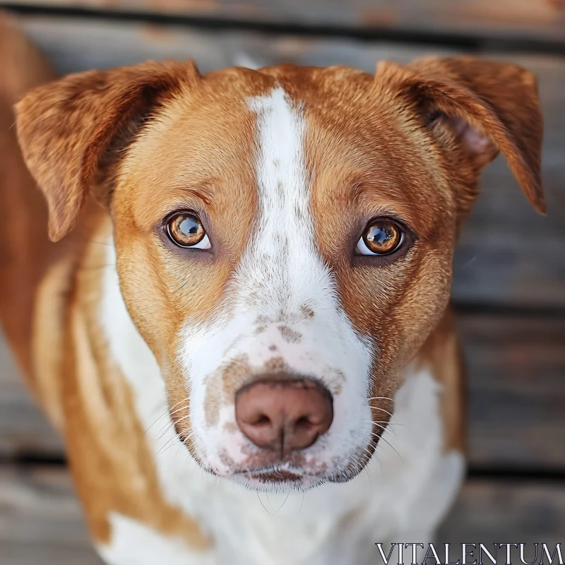 Soulful Eyes of a Dog AI Image