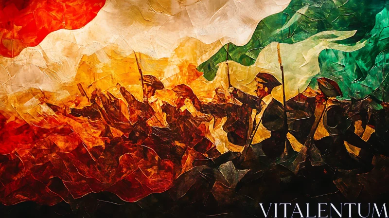 AI ART Bold Brushstrokes of Courage