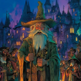 The Wizard's Grand Arrival
