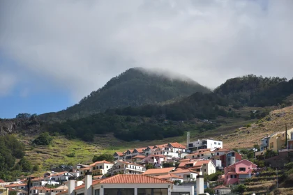 Scenic Madeira Village Hillside View Free Stock Photo