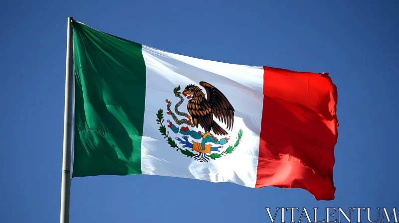 AI ART National Flag of Mexico