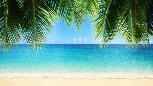 Seascape with Palm Trees