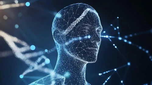 Digital Human Head with Network Connection