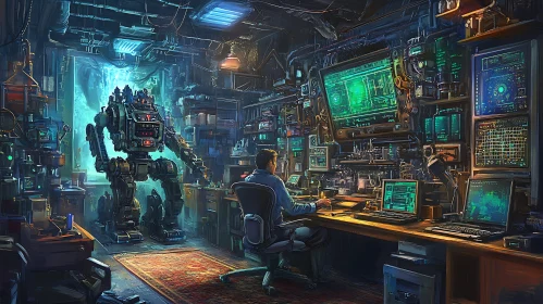 Cybernetics Lab with Robot