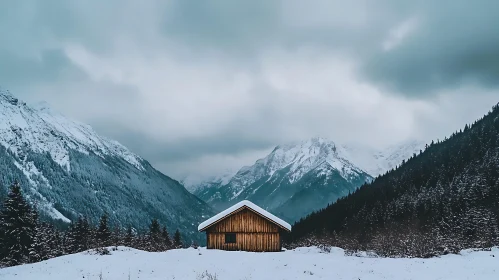 Secluded Cabin in Winter Wonderland