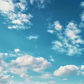 Clouds in blue sky