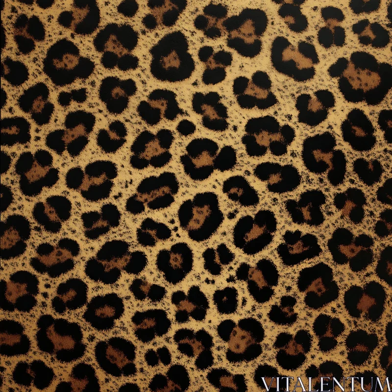 Classic Leopard Spots Design AI Image