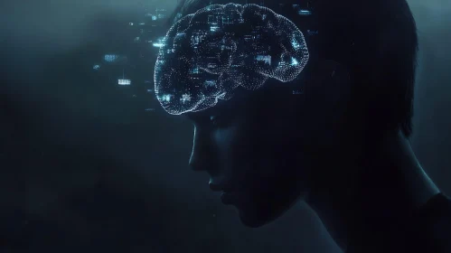 Brain Technology Connection Concept