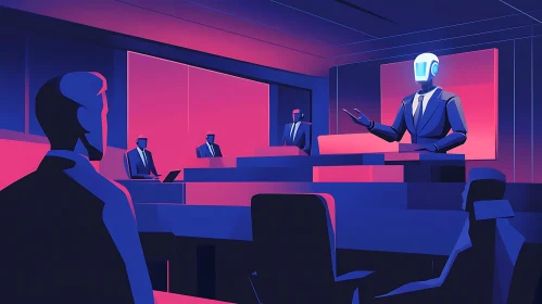 Futuristic Robot Business Presentation