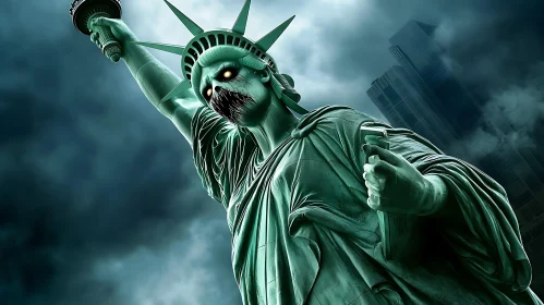 Statue of Liberty Zombie Apocalypse