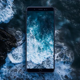 Smartphone Ocean Display