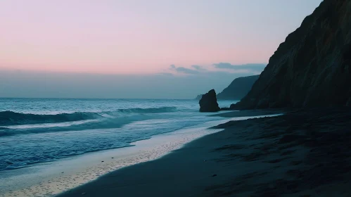 Calm Ocean at Dusk