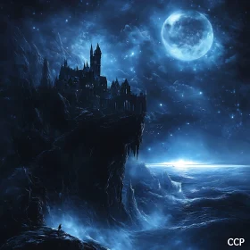 Ocean Castle at Night