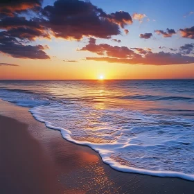 Tranquil Seascape at Dusk