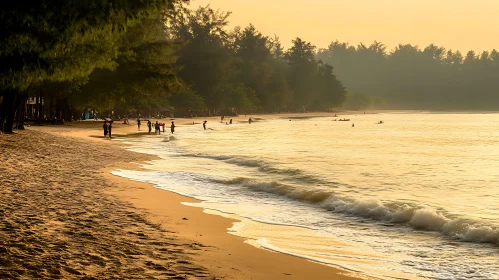 Seaside Serenity at Dawn