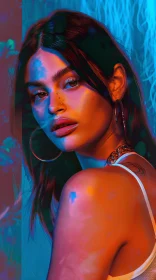 Artistic Portrait of Kylie Jenner