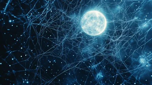 Luminous Orb in Web of Connections