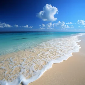 Coastal Serenity: Beach and Sky Harmony
