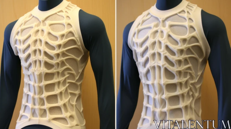 Innovative 3D Printed Vest: A Fusion of Art and Technology AI Image