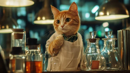 Ginger Cat's Scientific Prowess Displayed