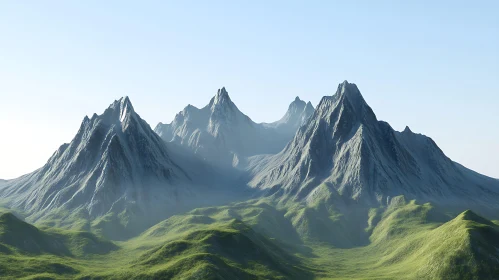 Serene Mountain Landscape