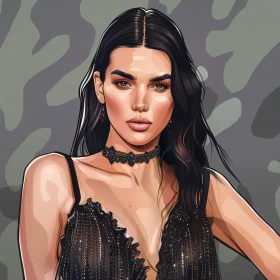 Glamorous Artistic Portrait of Kendall Jenner