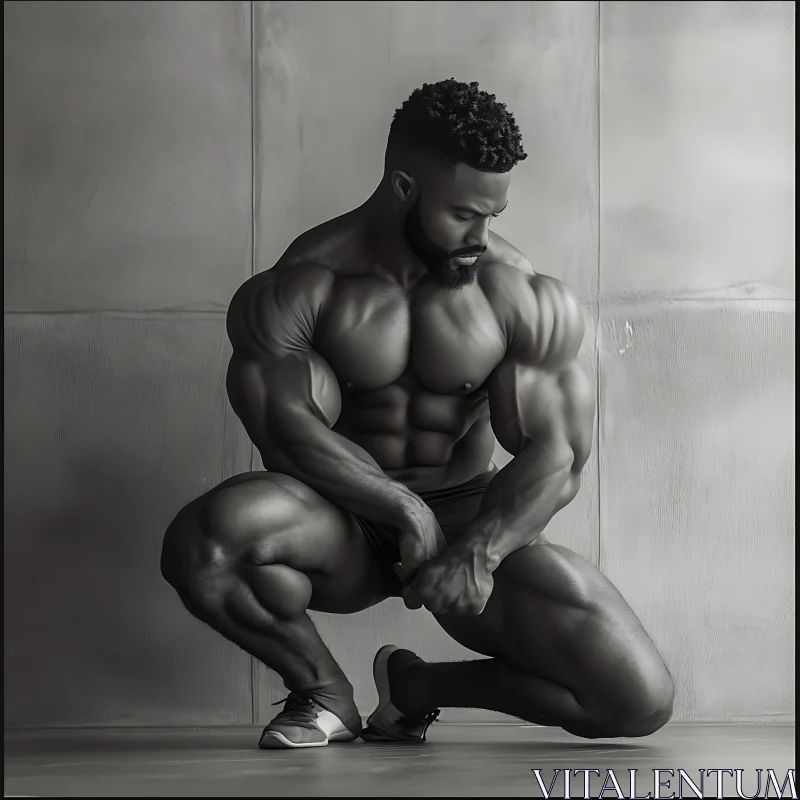 AI ART Fitness Portrait of a Bodybuilder