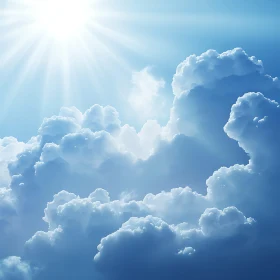 Peaceful Clouds and Sunlight