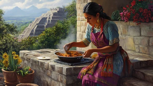 Ancient Cooking with a View