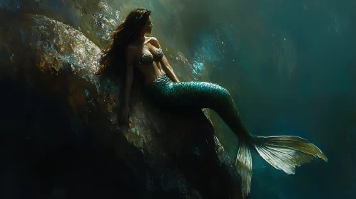 Underwater Mermaid Scene