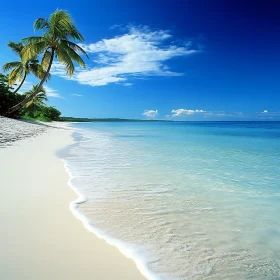 Tropical Beach Paradise with Azure Water