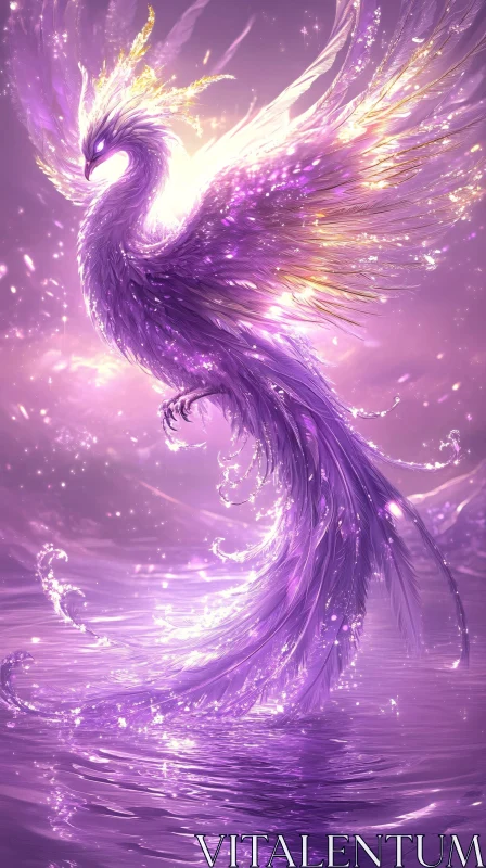 AI ART Fantasy Bird Artwork