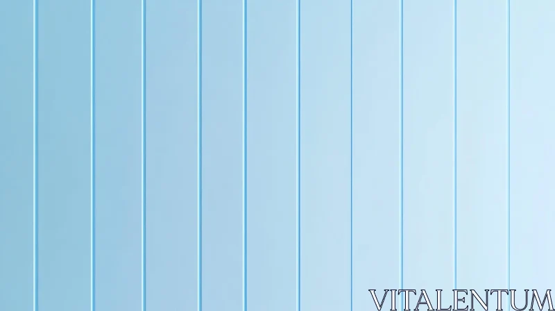 Pale Blue Vertical Lines Composition AI Image