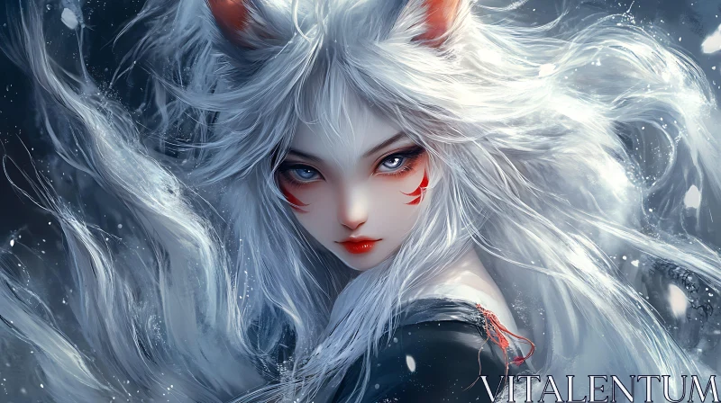 AI ART Mystical Digital Art with Enchanting Character