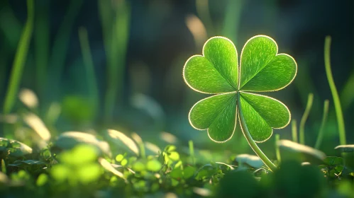 Radiant Clover: A Symbol of Fortune