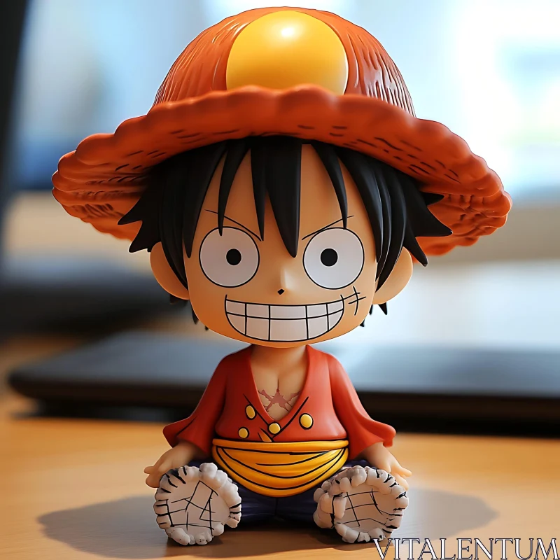 Adorable Anime Character with Iconic Hat