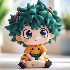 Adorable Cartoon-Inspired Toy Figure