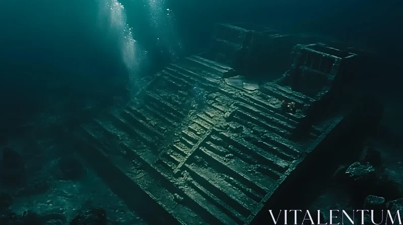 Submerged Ancient Staircase