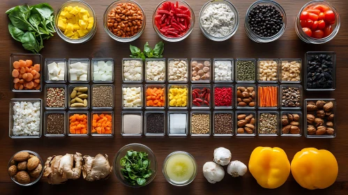 Assorted Fresh Ingredients, Culinary Art