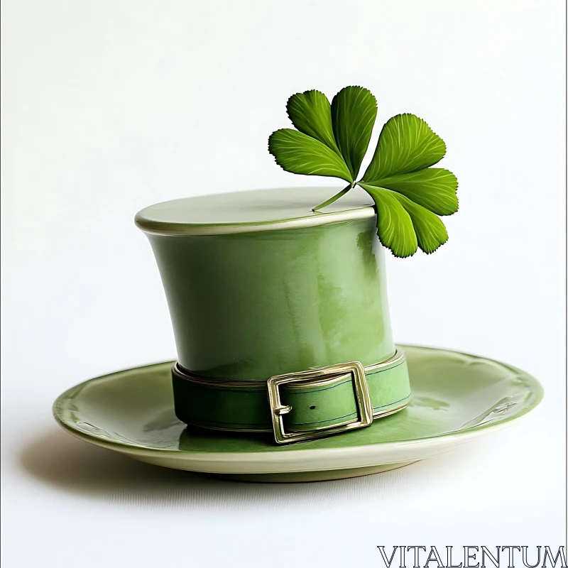 St. Patrick's Day Hat with Clover