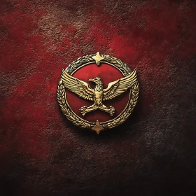 Vintage Eagle Insignia Art
