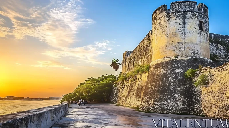 Zanzibar Fort at Sunset