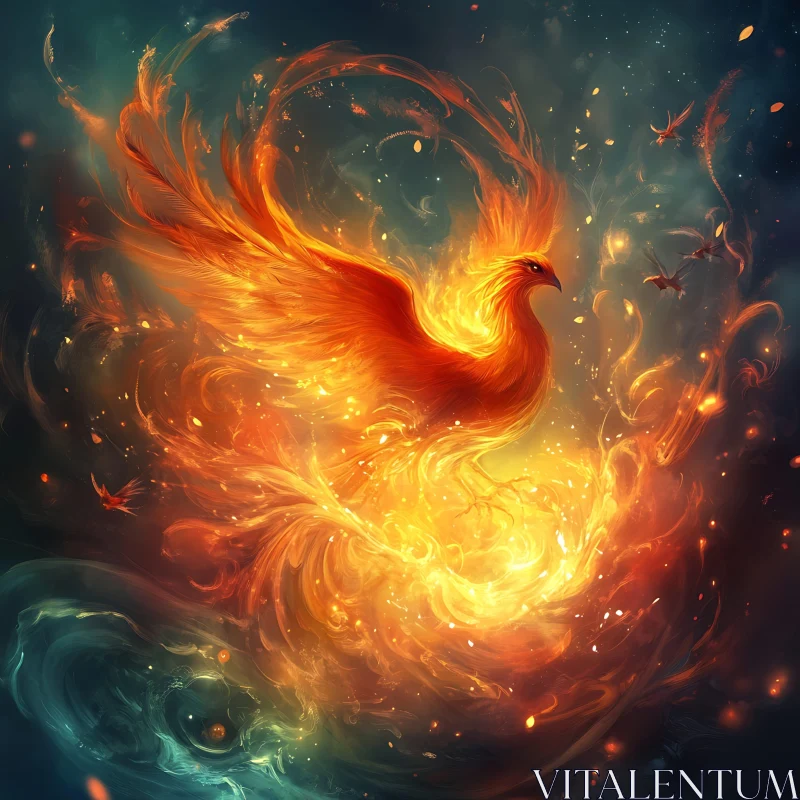Phoenix Ablaze: A Symbol of Rebirth