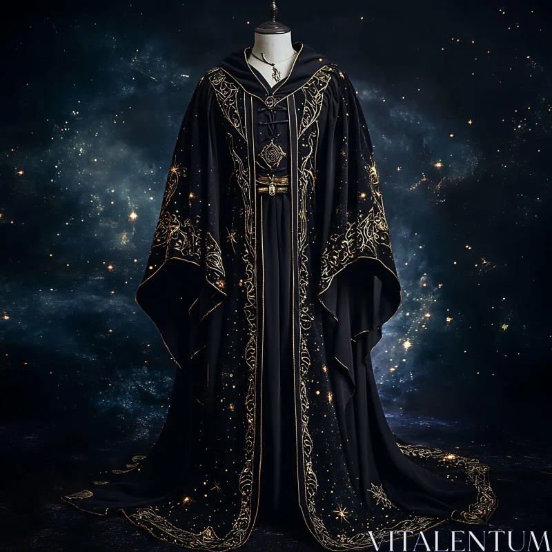 Starry Night Wizard Robe