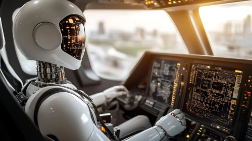 AI Pilot Navigating the Future Skies