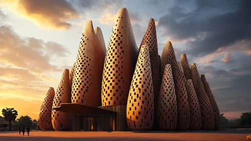 Unique Cone-shaped Buildings