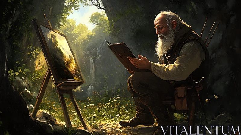 Forest Painter at Work