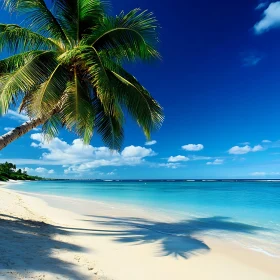 Idyllic Island Beach Scene