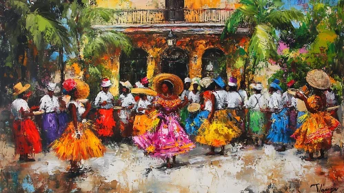 Festive Celebration in the City