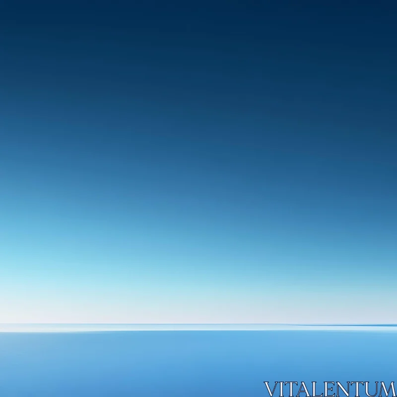 Calm Blue Hues Abstract Design